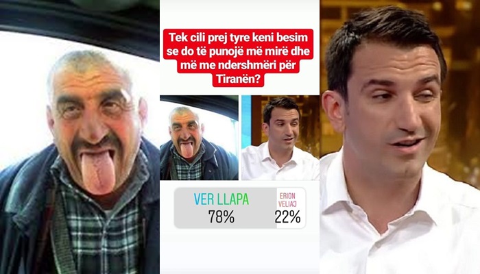 ‘Lali Erit’ i bie propaganda, 78% e shqiptarëve: Edhe Ver Llapa do punonte më mirë se Veliaj për Tiranën
