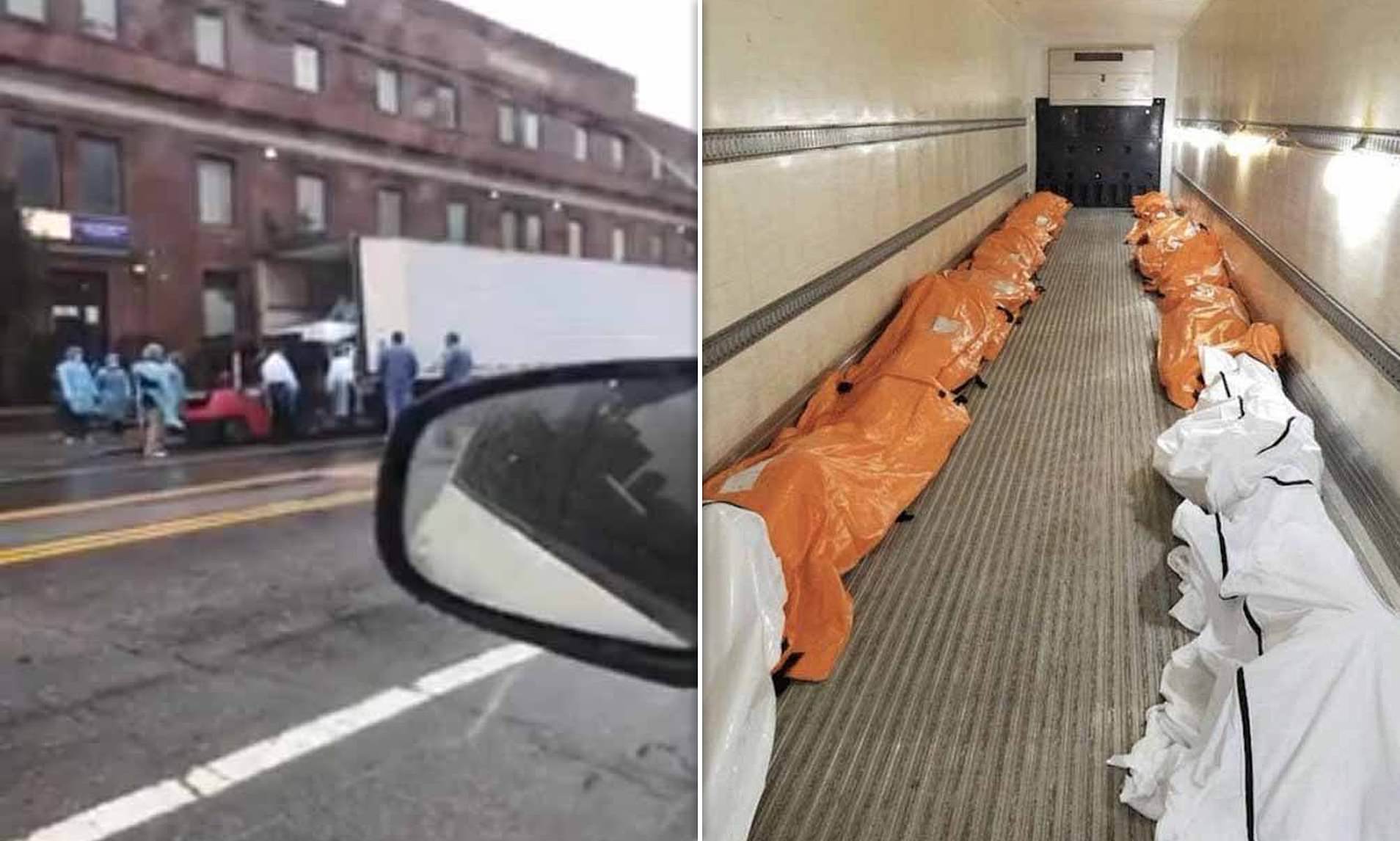 Skenë e tmerrshme në spitalin e Brooklyn: Trupat e viktimave ngarkohen në kamionët frigoriferik