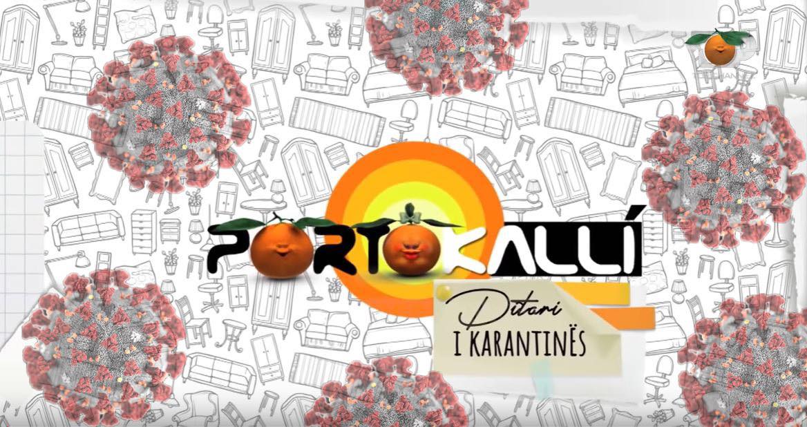 Koronavirusi pezullon spektaklin e humorit, Portokalli në Top Channel
