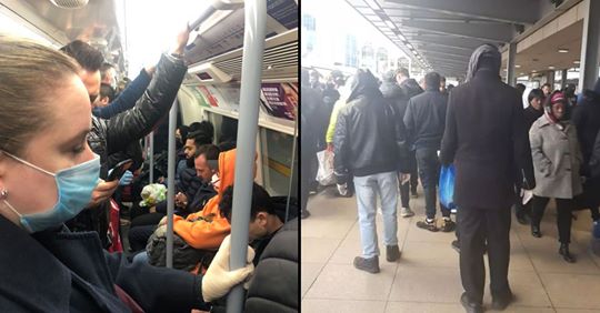 Trenat në Londër janë të mbushur me udhëtarë edhe pse vendi është në izolim nga Koronavirusi