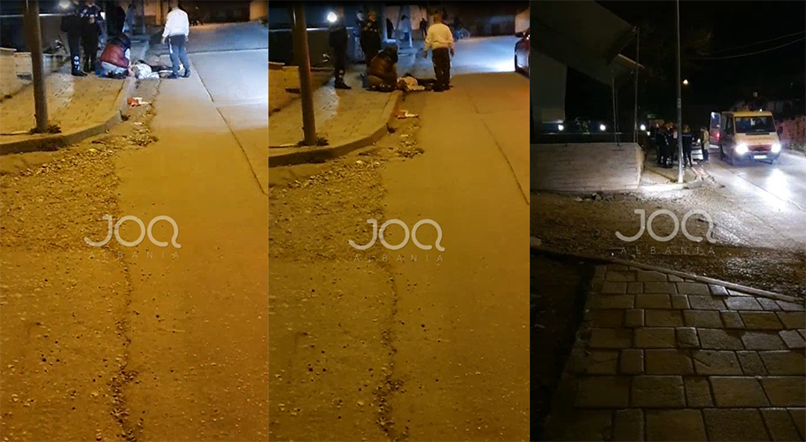 E rëndë në Berat, një person bie pa ndjenja në tokë pranë trotuarit