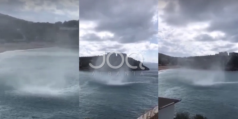 Pamje spektakolare nga Jala, qytetari filmon fenomenin e pazakontë në det