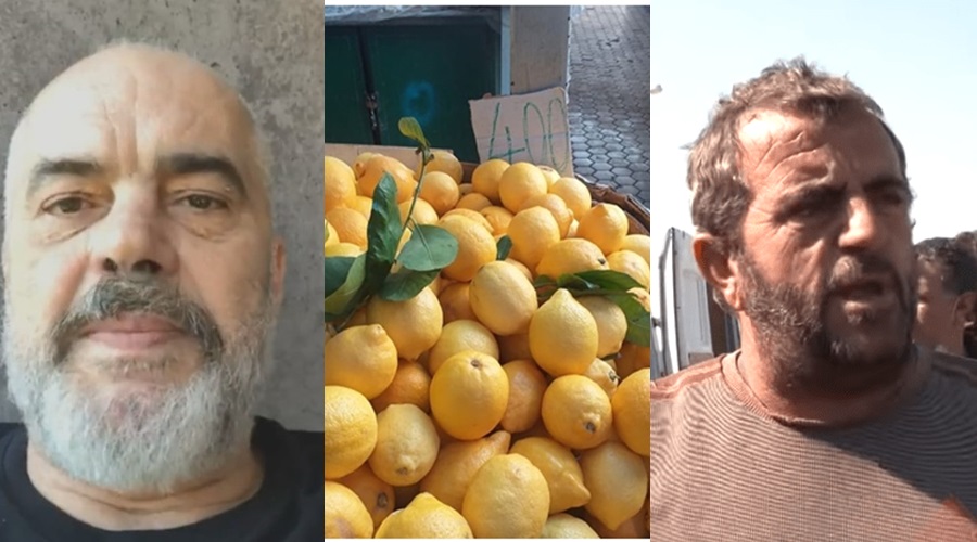 ‘Përditë live’, Rama harron shqiptarët/ Në Tiranë kilja e limonit 4 mijë lekë, në Lushnje malli hidhet në kanal