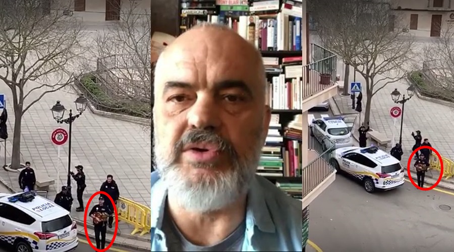 Gafa e Ramës mori dhenë, shqiptari nis videon nga Spanja: Ta shikojë si sillet policia, trup t’i vijë!