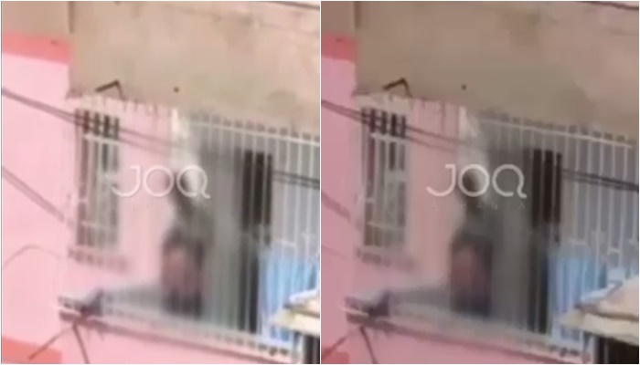 Nuk përmbahet djali nga Tirana, vetëkënaqet në ballkonin e shtëpisë