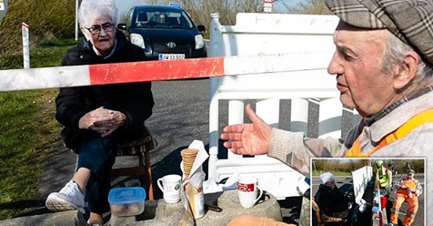 Një 89-vjeçar dhe e dashura e tij 85-vjeçare takohen çdo ditë në kufirin mes Gjermanisë dhe Danimarkës