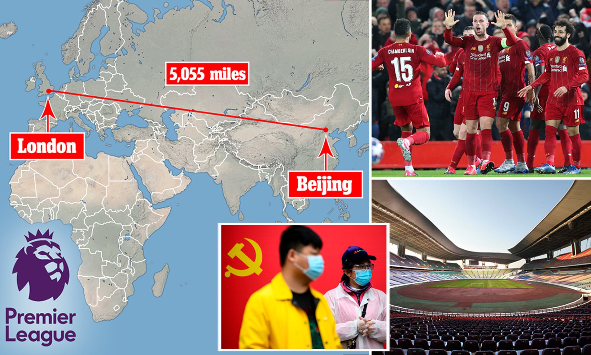 Propozimi i çmendur: Premier League të zhvendoset në Kinë