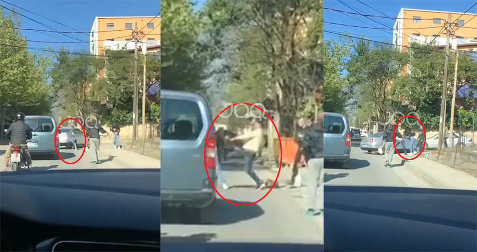 Tiranë/ I riu dhunon brutalisht dy vajzat në mes të rrugës, i kap për flokësh dhe i godet me shkelma