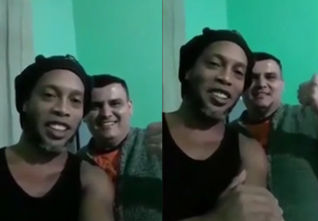 Ronaldinho vazhdon në burg, i dërgon mesazh familjes së shokut të qelisë