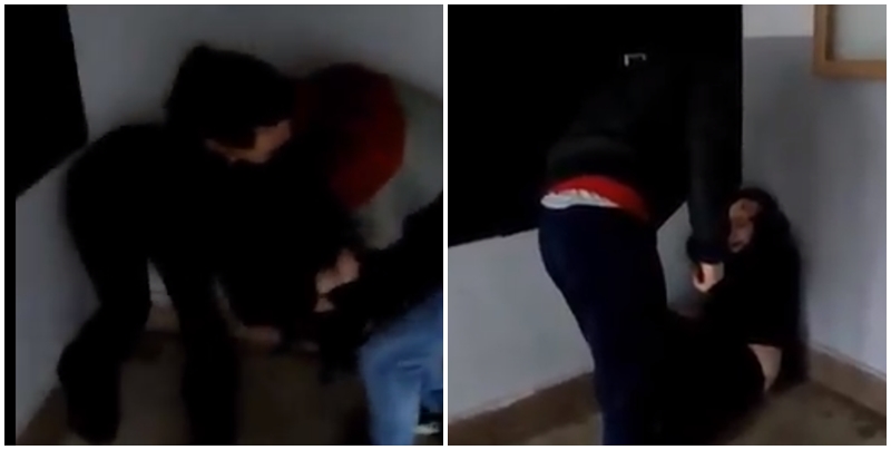 Video +18/ Dy djem rrahin dhe filmojnë një vajzë!