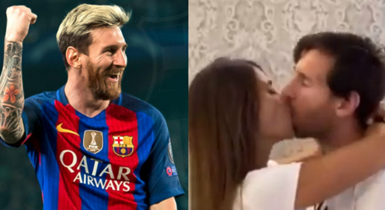 Të gjithë presin të rikthehet në fushë, Messi shfaqet duke u puthur plot pasion me Antonellën