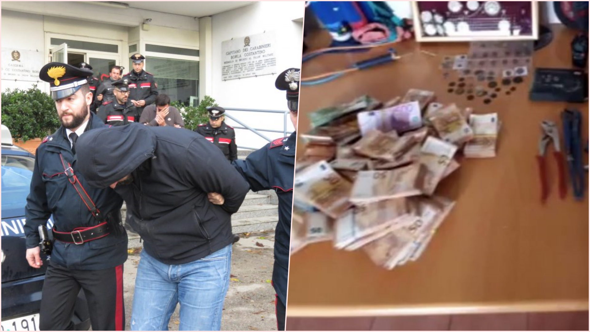Shkatërrohet banda shqiptare në Itali, sekuestrohen makina luksoze, bizhuteri të shtrenjta dhe 250 mijë euro