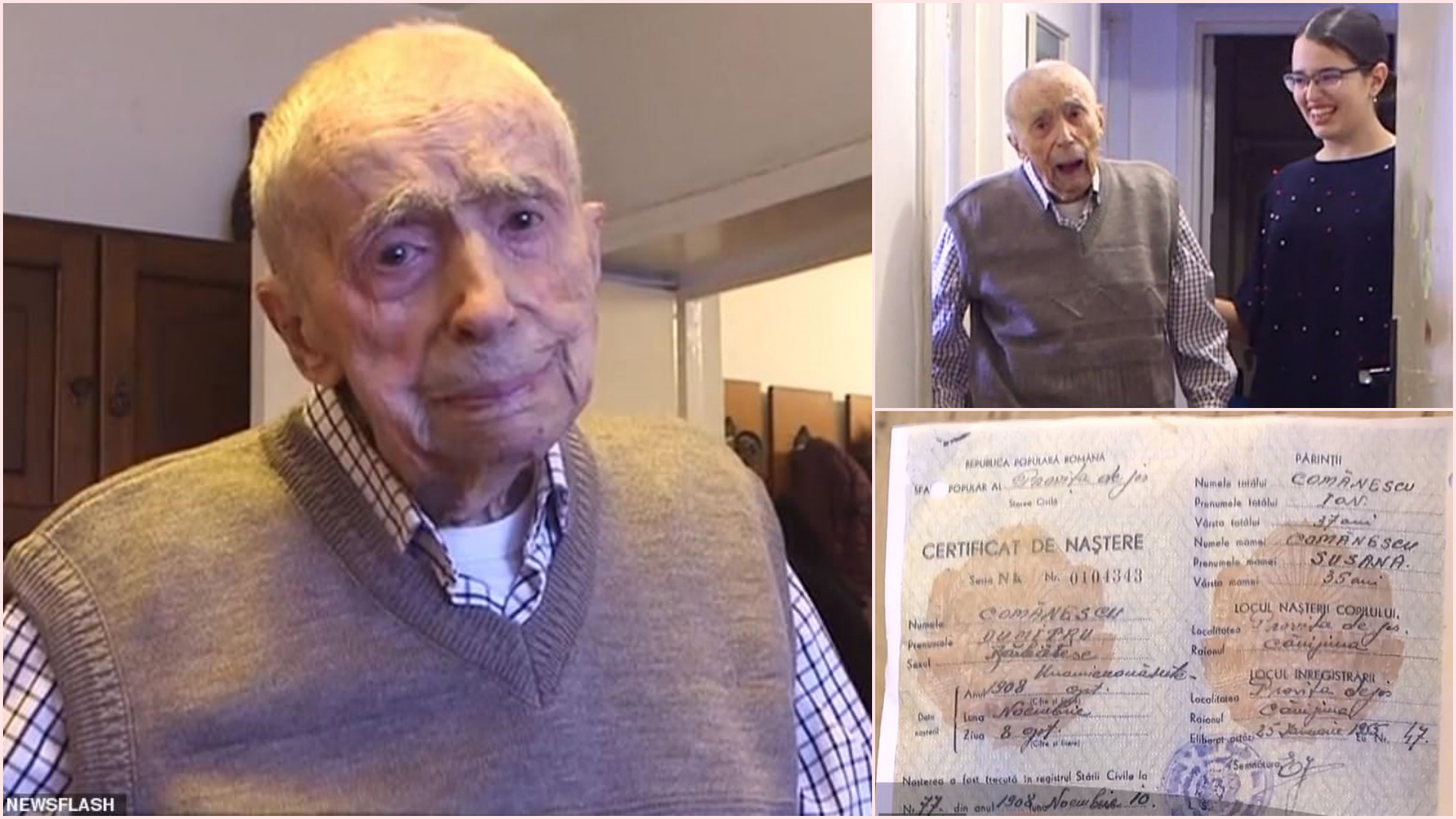 I mbijetoi dy luftrave botërore, burri më i vjetër në botë tregon sekretin e jetëgjatësisë së tij