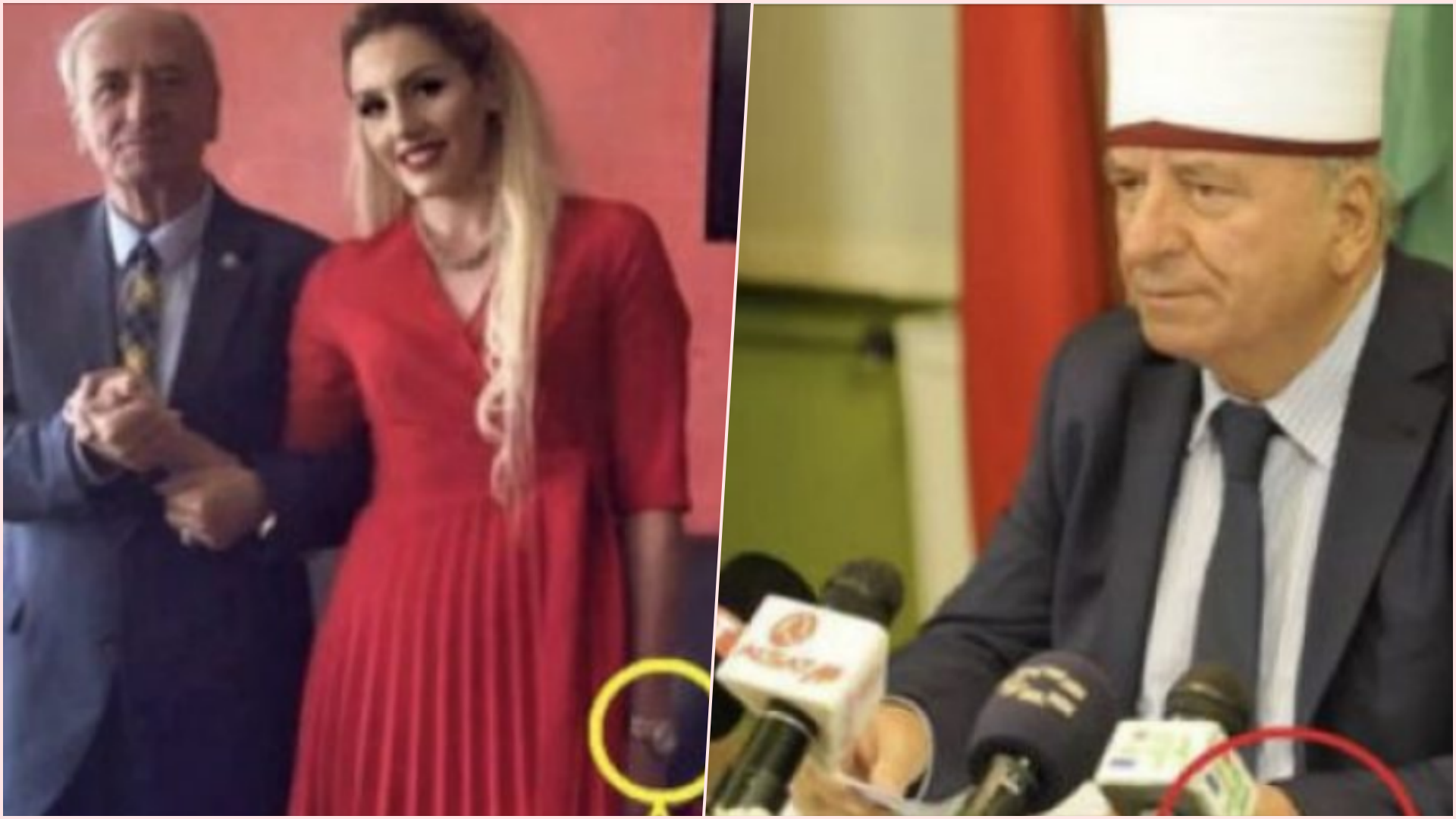 Dalin pamjet, kryemyftiu shqiptar i RMV martohet me nusen 50 vjet më të re