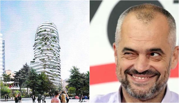 “Skëndërbeu”!/ Gati kulla 85 m e lartë me kokën e Ramës në mes të Tiranës!