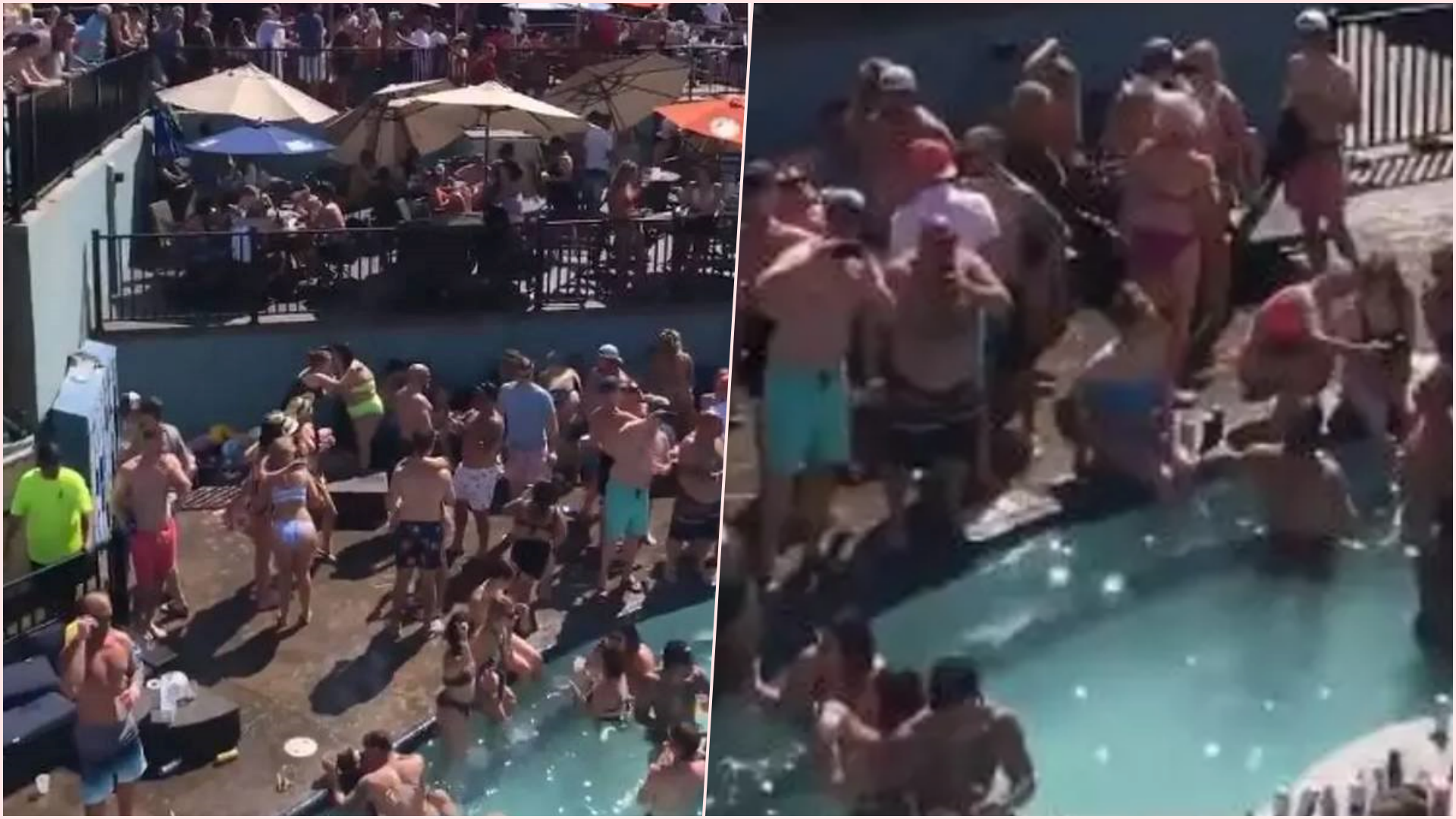Organizoi super party në pishinë nga qejfi, i ngjitet Koronavirusi të riut