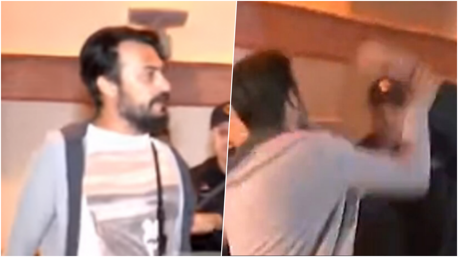 Ervin Bejleri përplaset me policët që e shtyjnë: A s’keni turp? A keni fëmijë a s’keni