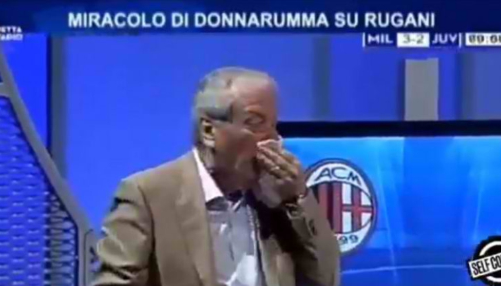 Katër vite pa fituar ndaj Juventusit, tifozi i famshëm i Milanit shpërthen në lot