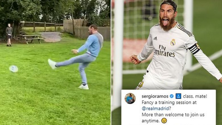 McGregor shkëlqen edhe në futboll, Sergio Ramos e fton t’i bashkohet Real Madridit