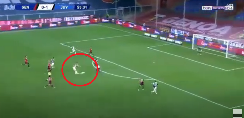Goli i Ronaldos ndaj Genoas arriti shpejtësinë e frikshme