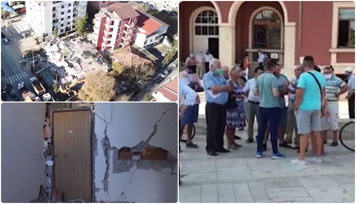 Dëmet e tërmetit/ Banorët e Durrësit në protestë: Nuk po trajtohemi njëlloj, po na sorollatin
