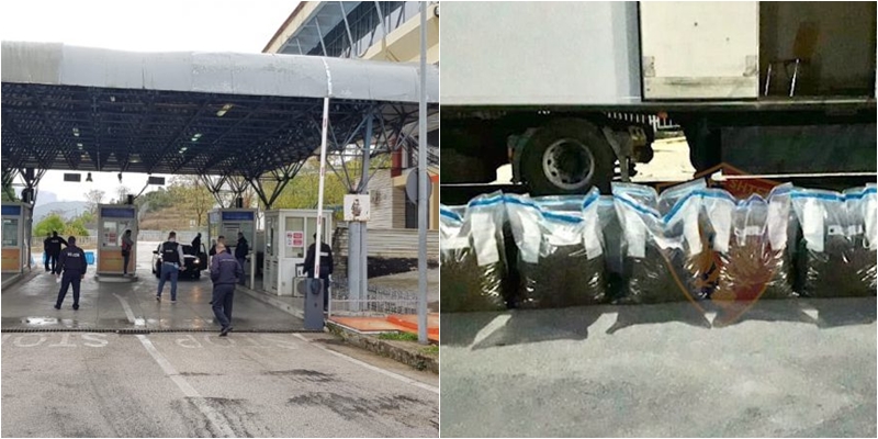 Arrestohet një 26-vjeçar në Dibër, po transportonte me kamion mbi 200 kg drogë