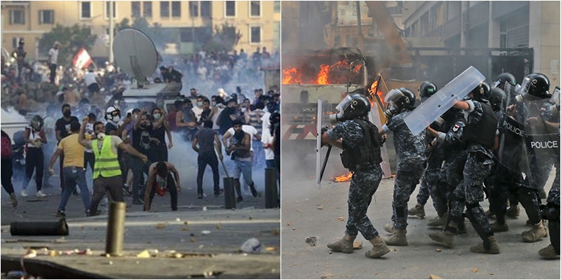 Protestat në Liban/ Ndërron jetë një efektiv policie, mbi 100 të plagosur