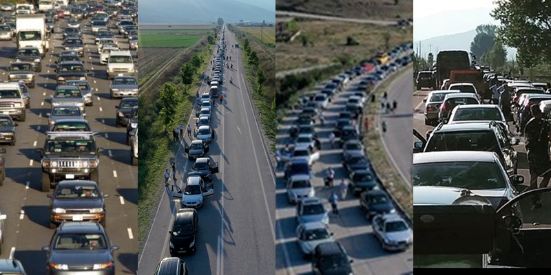 Mbi 25 kilometra radha e makinave/ “Shqipëria padyshim për Guiness! Thyen rekord në Ballkan!”