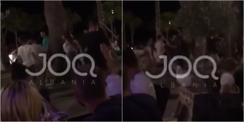 Plas sherri masiv në Vlorë, vajzat kapen prej flokësh në mes të rrugës