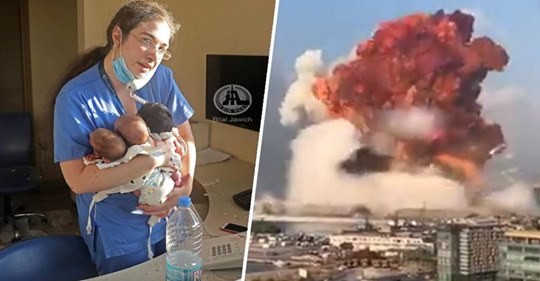 Gjesti heroik! Infermierja shpëton tri foshnje gjatë momentit të shpërthimit në Beirut
