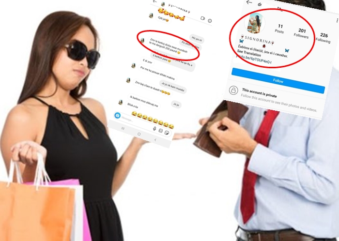 “200 £ se më është prishur makina”/ Vajza kërkon “të peshkojë” në Instagram shqiptarin në Angli, i riu s’ia jep: Ik barbon!
