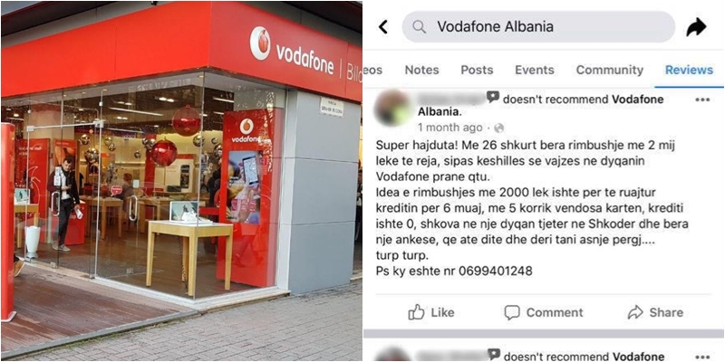 “Kompani e papërgjegjshme…vjedhje e hapur”/ Shqiptarët ‘masakrojnë’ Vodafonin