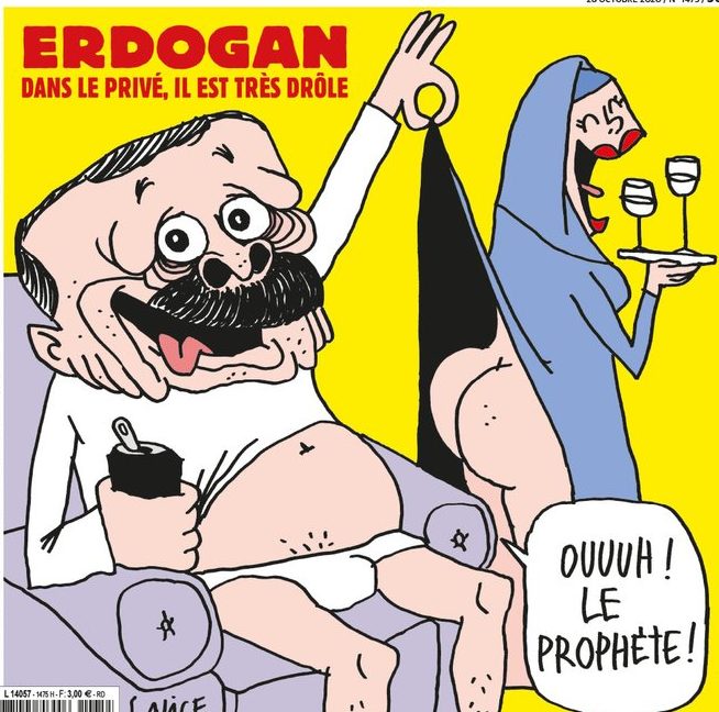 Karikatura tallëse nga revista franceze për Erdogan, vjen reagimi i ashpër nga Turqia: Neveritëse!