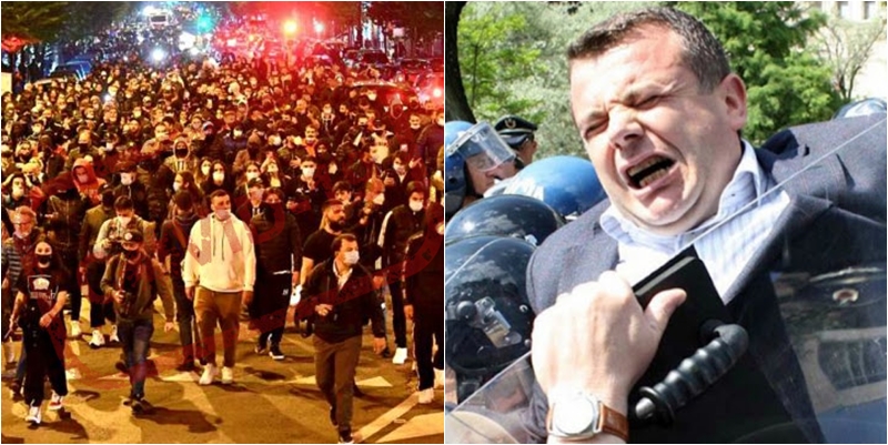 Protestat anti-qeveritare kundër masave Covid po zaptojnë Europën/ Taulant Balla: I kanë organizuar kriminelët