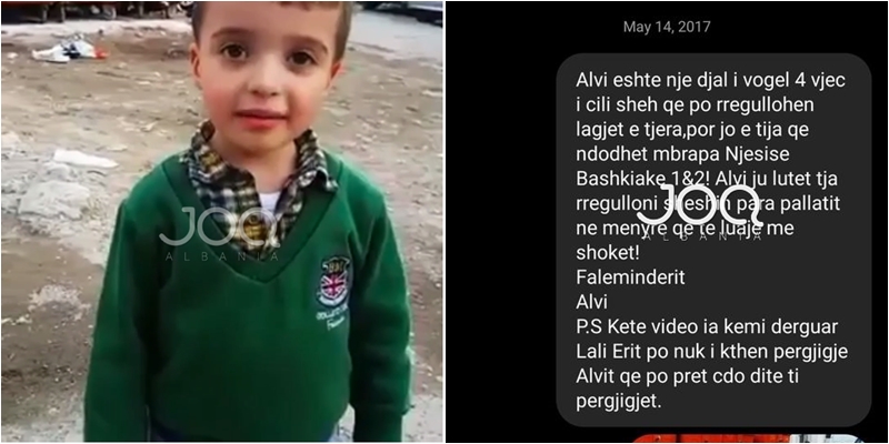 Realiteti në Tiranë/ Vogëlushi 4-vjeçar s’ka ku të luajë me shokët, i lutet Lali Zdromsit t’i shtrojë sheshin