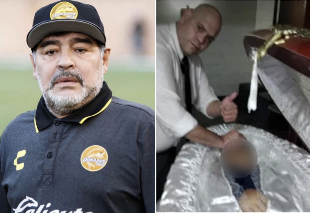 Mori kërcënime me vdekje, punonjësi i funeralit kërkon falje për foton me trupin e pajetë të Maradonës