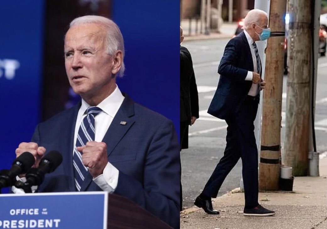 Me këmbë të thyer dhe dy këpucë të ndryshme, Joe Biden i çudit të gjithë me paraqitjen e fundit