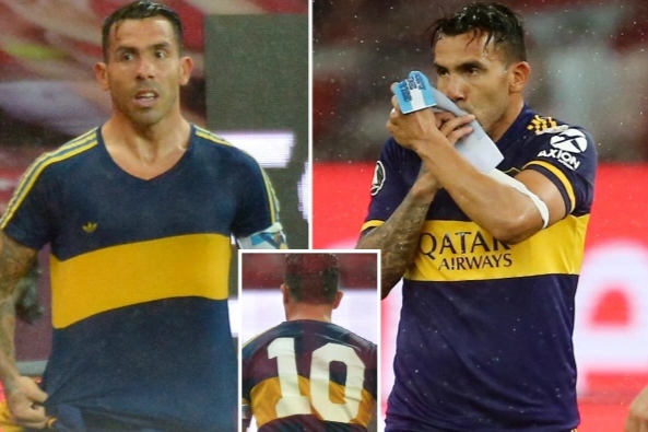 Edhe Tevez si Messi/ Shënon dhe i dedikon golin Maradonës