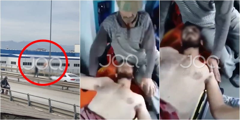 U vetëhodh i zhveshur nga ura e Institutit, i riu thërret në ambulancë: Ti më dhe jetë o Zot, ke pushtuar botën!