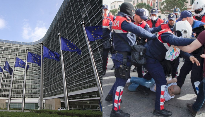 Dhuna e ushtruar ndaj gazetarëve në protestë/ Reagon KE: Zero tolerancë ndaj kërcënimeve dhe dhunës ndaj medias