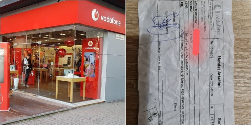 Bashkëshorti i punonjëses së Vodafone kërcënon me fjalor banal për fshirjen e postimit: Unë jam Kreshnik Gjini… 0692626046