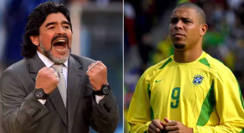 Ronaldo zbulon pse Maradona mbante dy ora në duart e tij