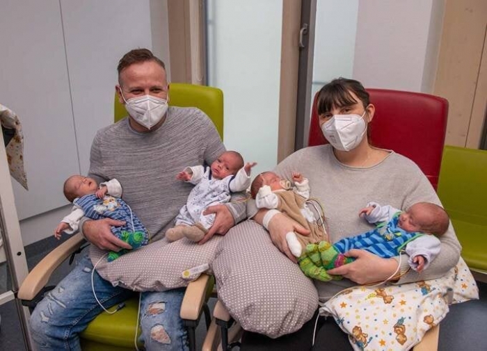 Shqiptarit në Gjermani i ndodh mrekullia, bëhet baba i katërnjakëve!