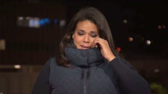 Po raportonte për situatën Covid, gazetarja e CNN përlotet në transmetim live