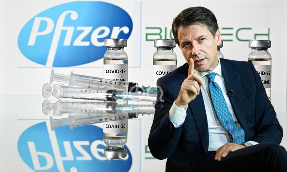 Revoltohet me vaksinat kryeministri italian, do hedhë në gjyq Pfizer dhe AstraZeneca!