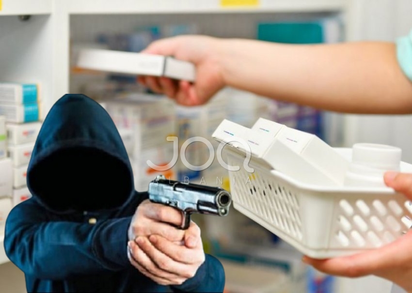 Grabitet farmacia në Tiranë, autori kërcënon shitësin me armë lodër dhe i merr gjithë xhiron ditore