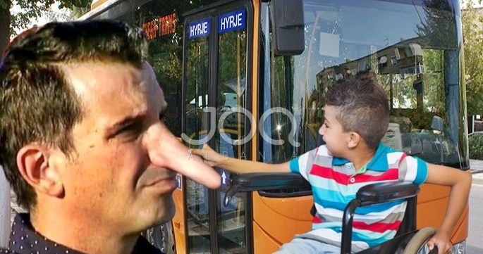 Lali Lekut i bëhet “përshesh” propaganda, si abuzojnë autobusët me personat me aftësi ndryshe
