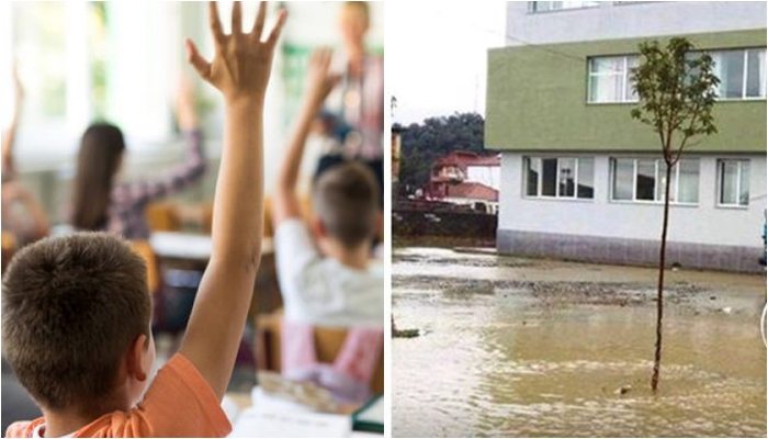 Rikthimi i nxënësve në shkolla me shumë probleme, përmbytjet nga shiu bëhen pengesë