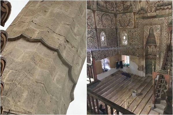 Pamje të reja nga brenda xhamisë së Et’hem Beut, situatë akoma dhe më e rëndë