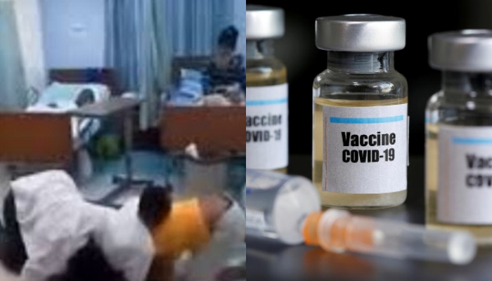 Plas sherri mes infermierëve/ Njëri prej tyre nuk pranon që të bëjë vaksinën anti-Covid